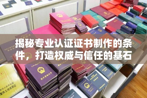 西港揭秘专业认证证书制作的条件，打造权威与信任的基石