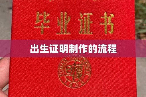 西港出生证明制作的流程