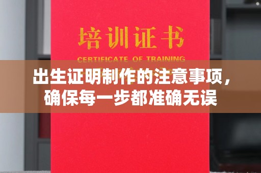 西港出生证明制作的注意事项，确保每一步都准确无误