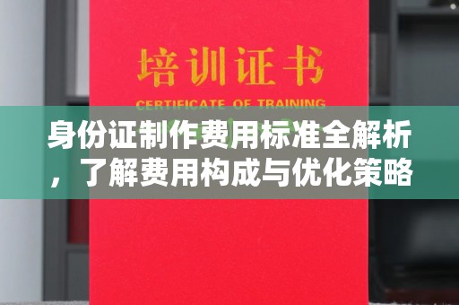 西港身份证制作费用标准全解析，了解费用构成与优化策略