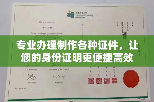 西港专业办理制作各种证件，让您的身份证明更便捷高效